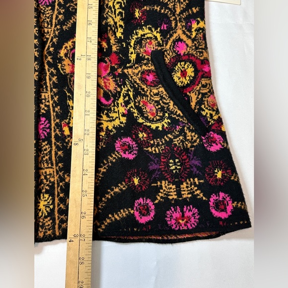 NWT New MOTH by Anthropologie Payton Jacquard Floral Cardigan Sweater Jacket L - Picture 4 of 7